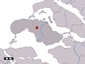 Localisation de Nieuwerkerke dans la commune de Schouwen-Duiveland