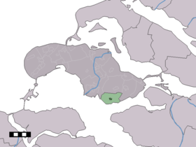 Localisation de Ouwerkerk dans la commune de Schouwen-Duiveland