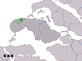Localisation de Renesse dans la commune de Schouwen-Duiveland