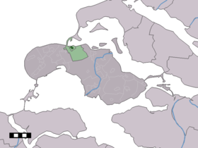 Localisation de Scharendijke dans la commune de Schouwen-Duiveland