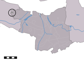Localisation de Driewegen dans la commune de Terneuzen