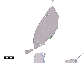 Localisation de Oudeschild dans la commune de Texel