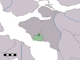 Localisation de Scherpenisse dans la commune de Tholen