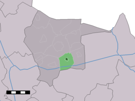Localisation de Fleringen dans la commune de Tubbergen