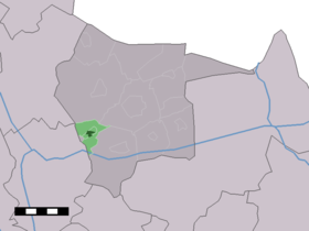 Localisation de Harbrinkhoek dans la commune de Tubbergen