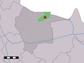 Localisation de Mander dans la commune de Tubbergen