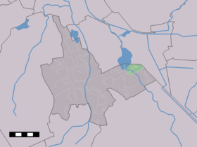 Localisation de De Groeve dans la commune de Tynaarlo