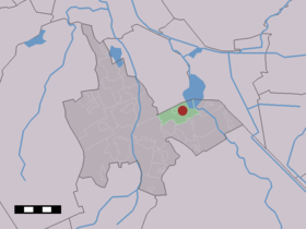 Localisation de Midlaren dans la commune de Tynaarlo