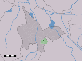 Localisation de Zeegse dans la commune de Tynaarlo