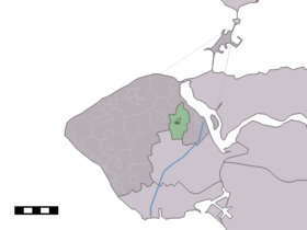 Localisation de Gapinge dans la commune de Veere