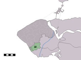Localisation de Koudekerke dans la commune de Veere