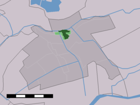 Localisation de Haastrecht dans la commune de Vlist
