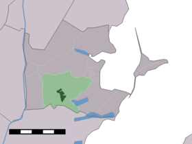 Localisation de Broek in Waterland dans la commune de Waterland