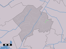 Localisation de Lheebroek dans la commune de Westerveld