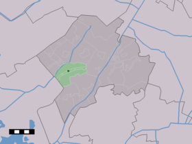 Localisation de Wapserveen dans la commune de Westerveld