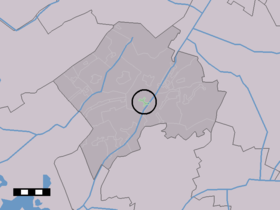 Localisation de Wittelte dans la commune de Westerveld