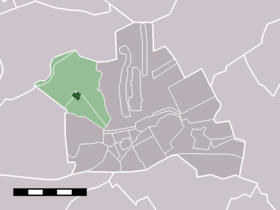 Localisation de Zegveld dans la commune de Woerden