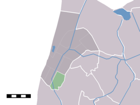 Localisation de Burgerbrug dans la commune de Zijpe