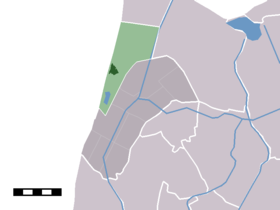 Localisation de Callantsoog dans la commune de Zijpe