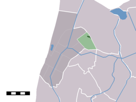 Localisation de Oudesluis dans la commune de Zijpe