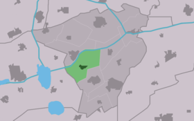 Localisation de Drogeham dans la commune de Achtkarspelen