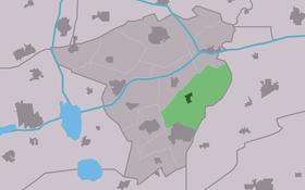 Localisation de Surhuizum dans la commune de Achtkarspelen