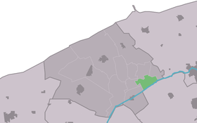 Localisation de Jannum dans la commune de Ferwerderadiel