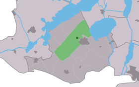 Localisation de Harich dans la commune de Gaasterlân-Sleat