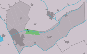Localisation de De Knipe dans la commune de Heerenveen