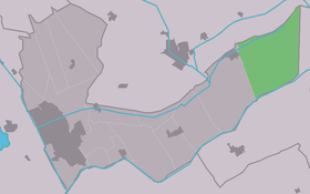 Localisation de Hoornsterzwaag dans la commune de Heerenveen