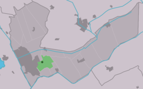 Localisation de Oranjewoud dans la commune de Heerenveen