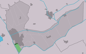 Localisation de Nieuweschoot dans la commune de Heerenveen