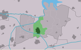 Localisation de Kollum dans la commune de Kollumerland en Nieuwkruisland