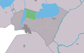 Localisation de Follega dans la commune de Lemsterland