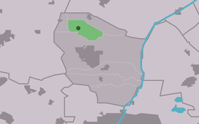 Localisation de Feinsum dans la commune de Leeuwarderadeel