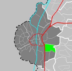 Localisation de Heer dans la commune de Maastricht