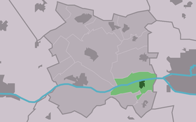 Localisation de Deinum dans la commune de Menameradiel