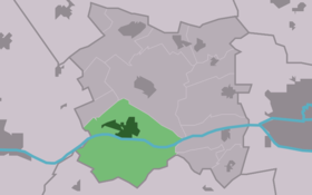 Localisation de Dronrijp dans la commune de Menameradiel