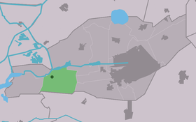 Localisation de De Veenhoop dans la commune de Smallingerland
