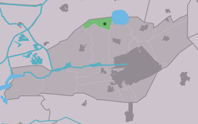 Localisation de De Tike dans la commune de Smallingerland