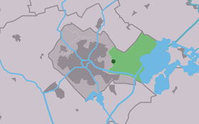 Localisation de Offingawier dans la commune de Súdwest Fryslân