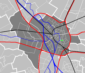Localisation de Abstede dans la commune de Utrecht