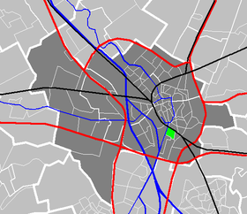 Localisation de Tolsteeg dans la commune de Utrecht