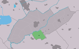Localisation de Blesdijke dans la commune de Weststellingwerf