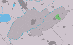 Localisation de Oosterstreek dans la commune de Weststellingwerf