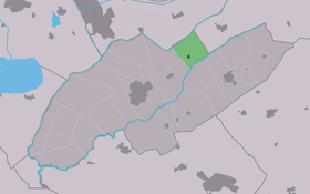 Localisation de Nijeholtpade dans la commune de Weststellingwerf