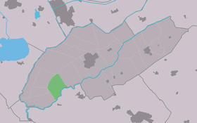 Localisation de Nijetrijne dans la commune de Weststellingwerf