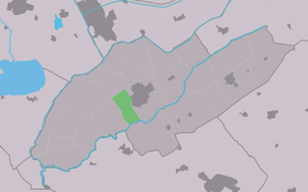 Localisation de Sonnega dans la commune de Weststellingwerf