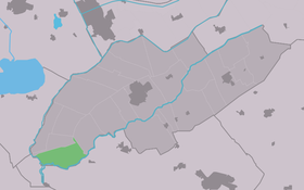 Localisation de Spanga dans la commune de Weststellingwerf