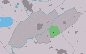 Localisation de Steggerda dans la commune de Weststellingwerf